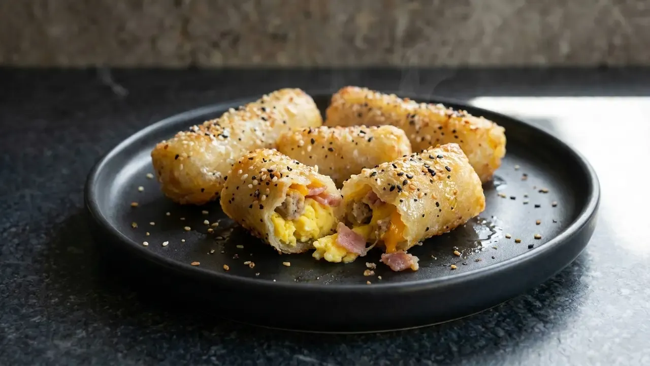 Bacon, Ei & Käse Frühstücks-Dipper