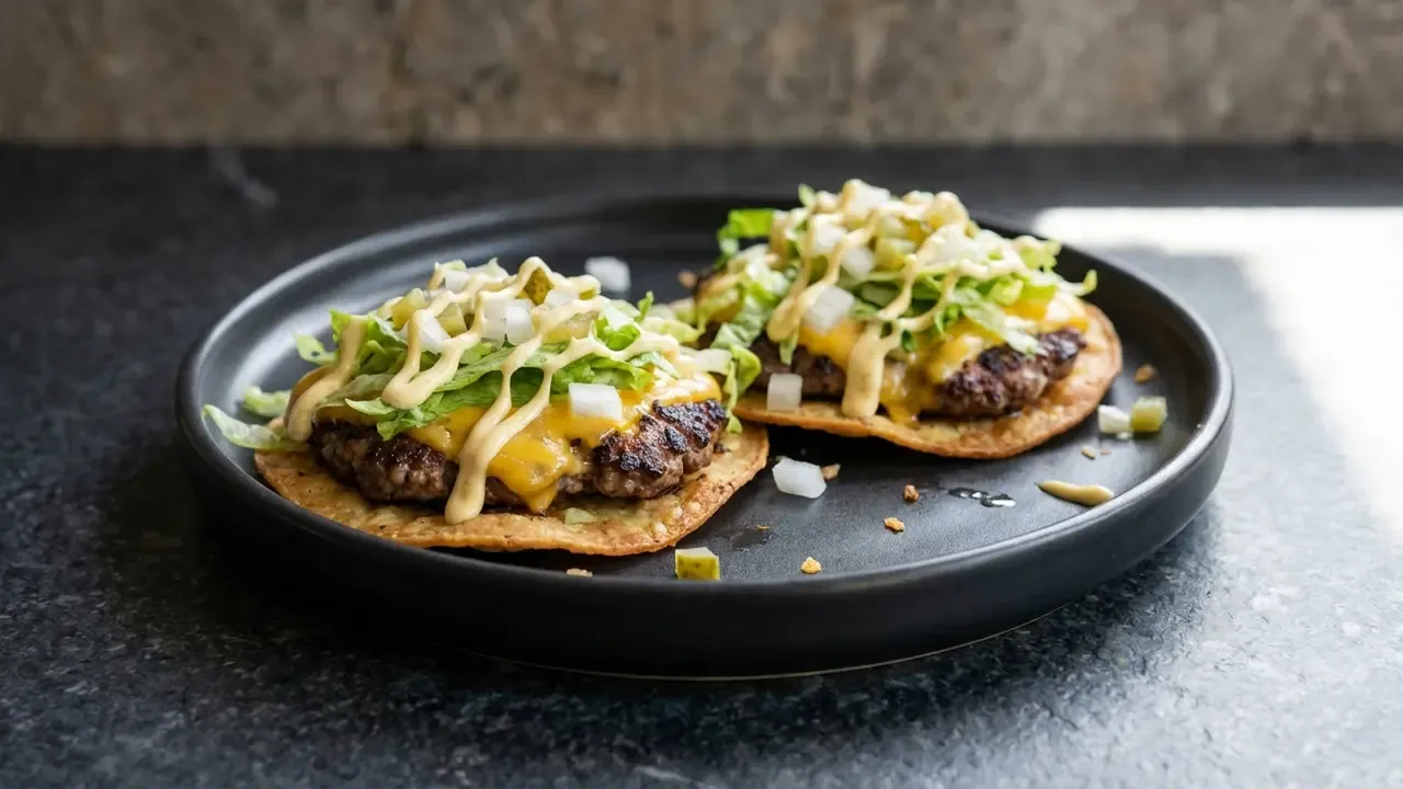 High Protein Big Mac Tacos
