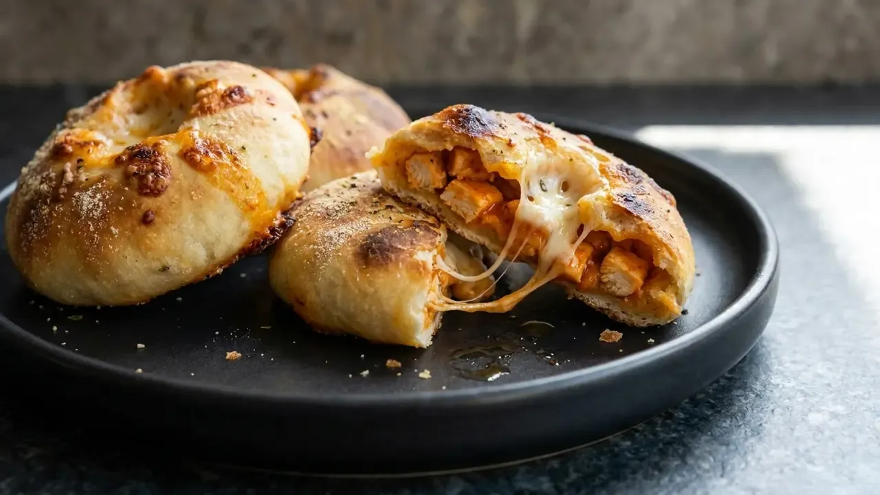 High Protein Buffalo Chicken Hotpockets