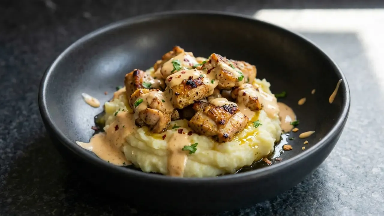 Cremiges Knoblauch-Kräuter-Cajun-Hähnchen