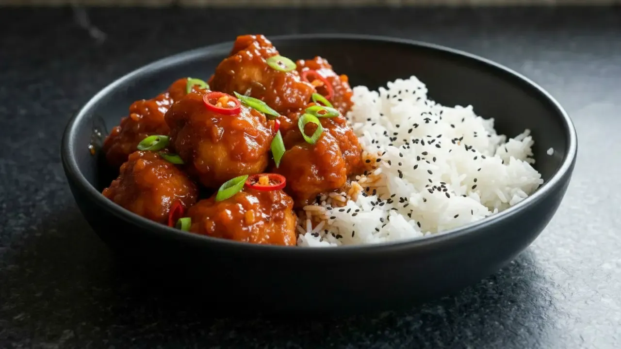 High Protein Mongolian Fried Chicken