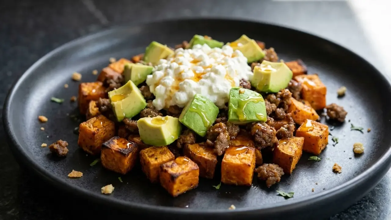 Virale Süßkartoffel-Bowl für den Muskelaufbau