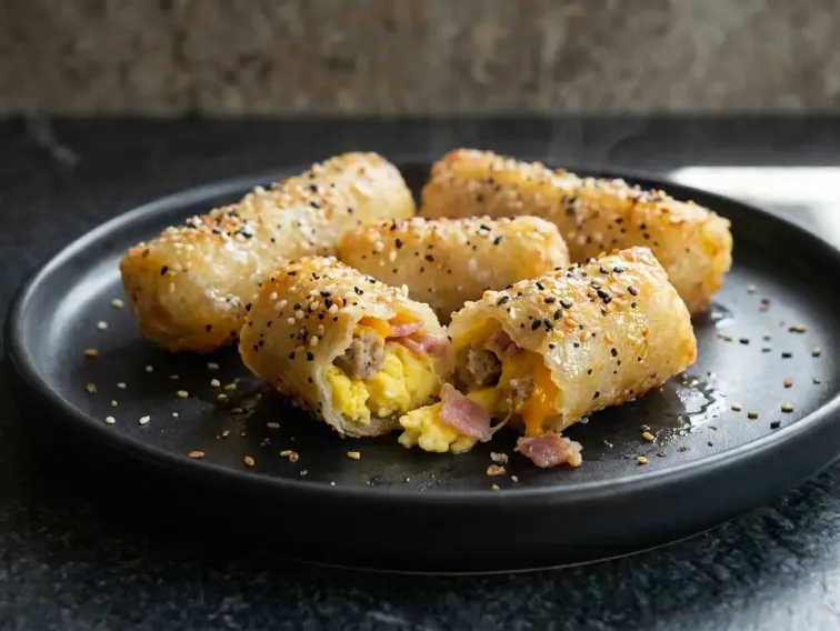Bacon, Ei & Käse Frühstücks-Dipper