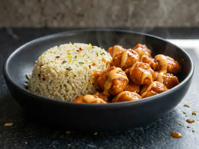 Bang Bang Chicken Rice Bowls