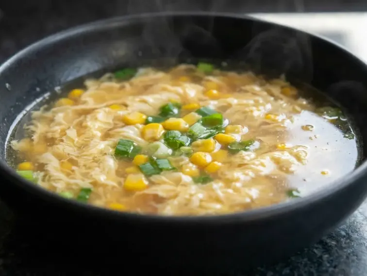 Chinesische Eierflockensuppe