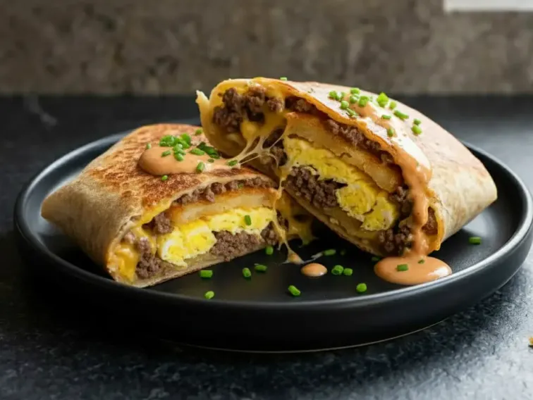 High Protein fruehstuecks-Crunchwraps