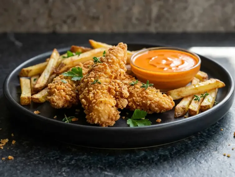 High Protein Chicken Tenders & Pommes