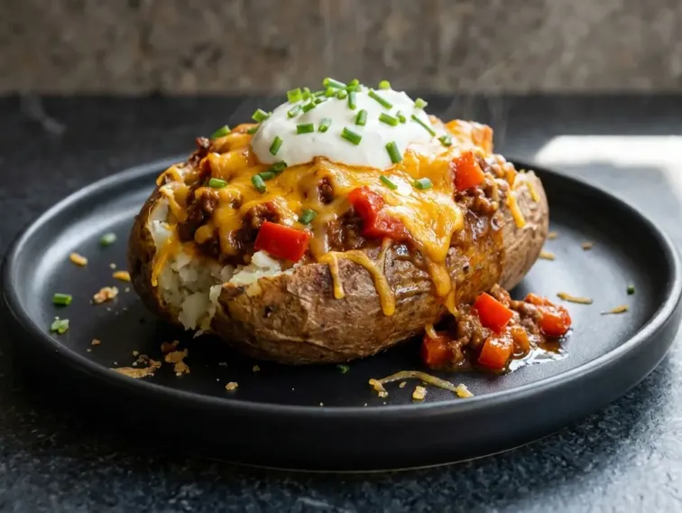 High Protein Taco Ofenkartoffel