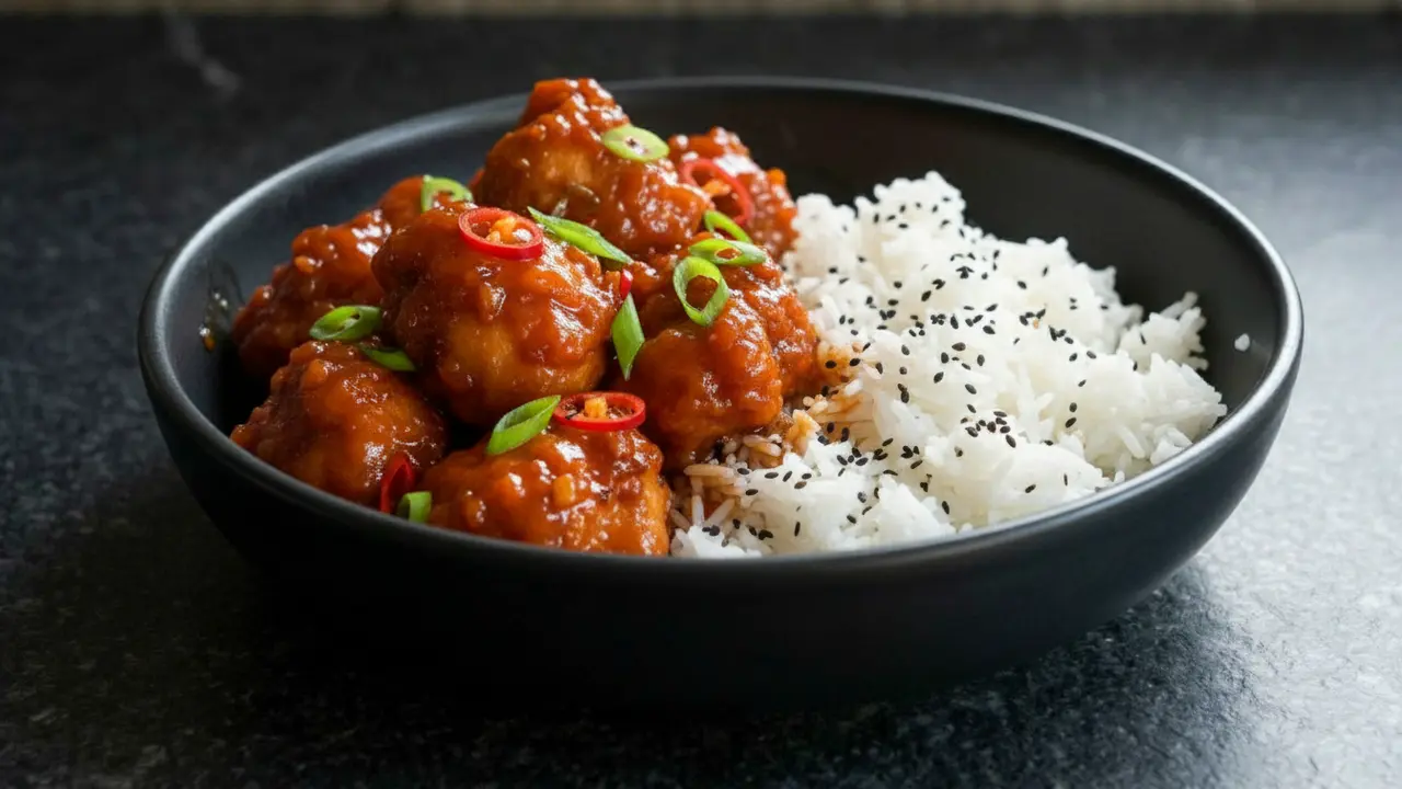 High Protein Mongolian Fried Chicken